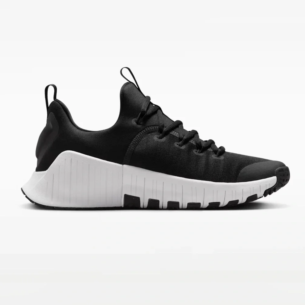 Nike Black and White Slip-On Training Sneakers / Nike Free Metcon 6 - NEW!! - Picture 8 of 12